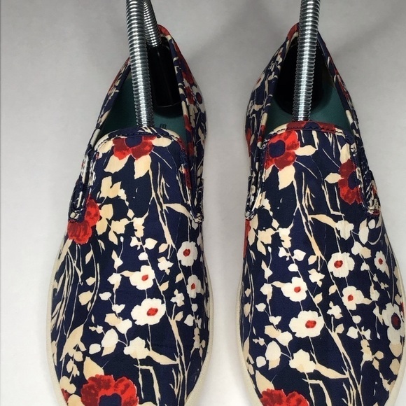 SEAVEES Baja Slip Ons Trina Turk Poplin Twill Sneakers. - Picture 3 of 10